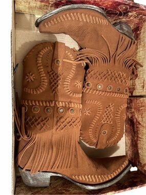 Fringe Old Gringo Suede Western Cowgirl Boots
